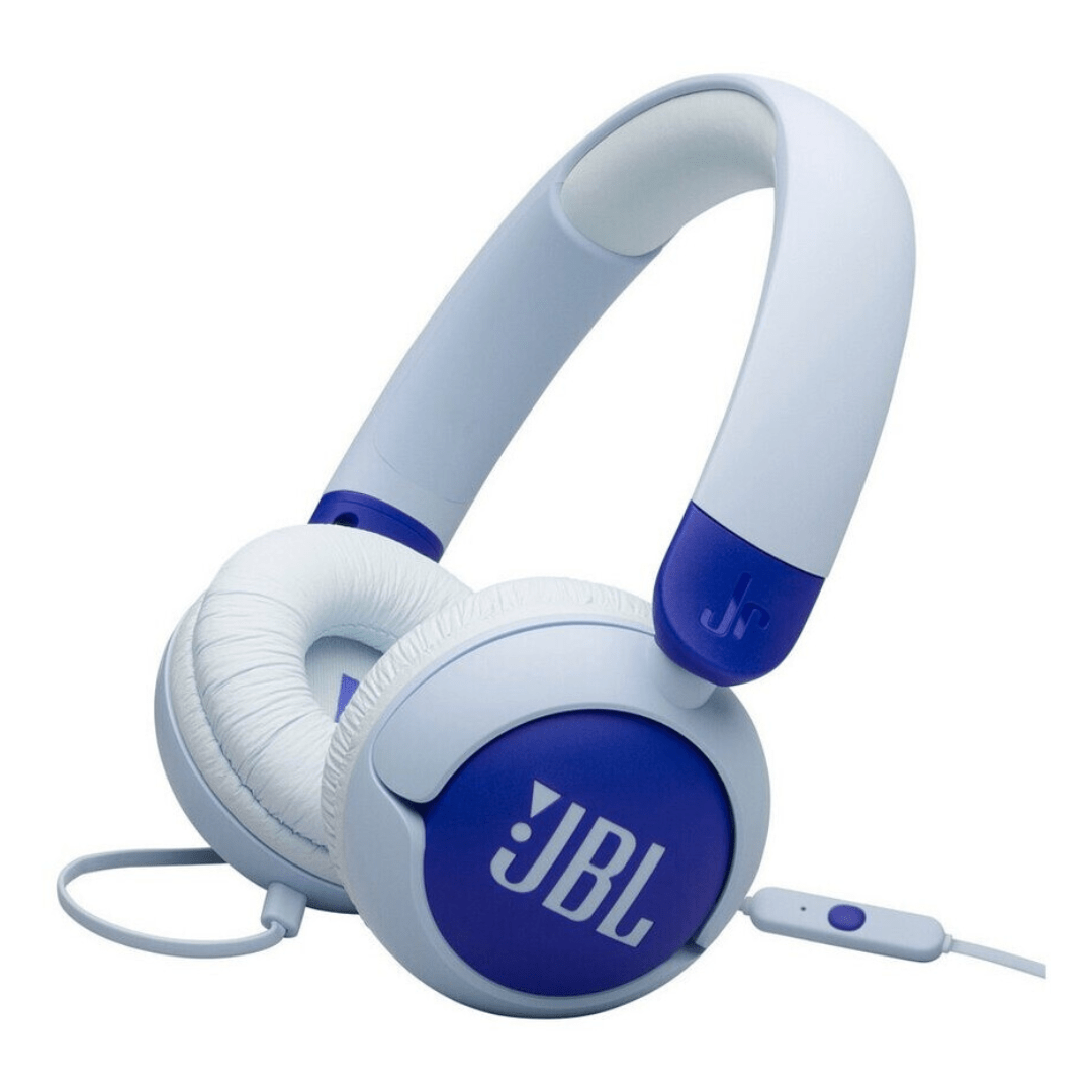 JBL Junior 320 – Kabelgebundene On-Ear Kinderkopfhörer | 85 dB Safe Sound, 3,5 mm, Blau (generalüberholt) - Bosavern UG (haftungsbeschränkt)