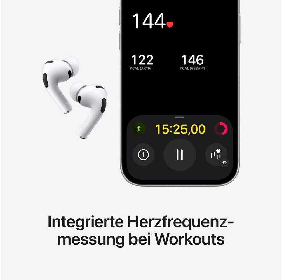 Apple AirPods Pro 3 – True Wireless In-Ear | ANC, Bluetooth 5.3, Weiß (generalüberholt) - Bosavern UG (haftungsbeschränkt)