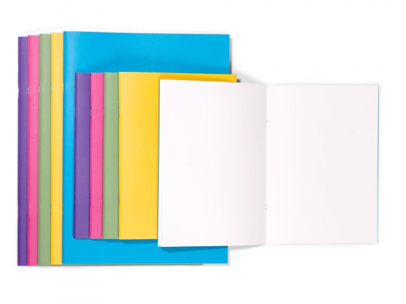 Seawhite Skizzenheft farbig laminiert weiß 140g/m²