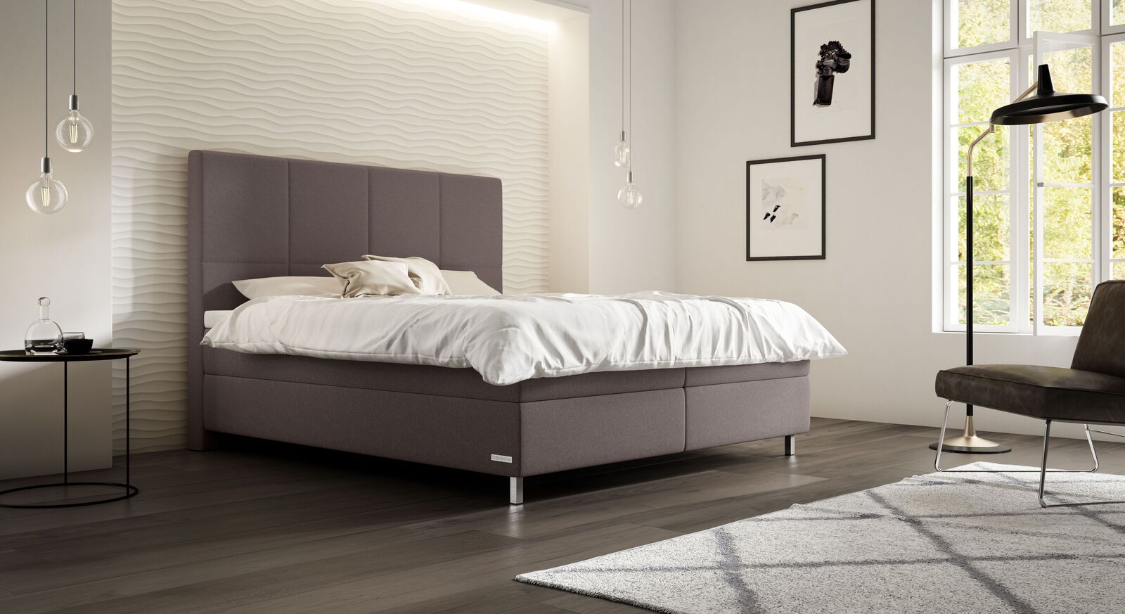 SCHLARAFFIA Boxspringbett "Chicago"