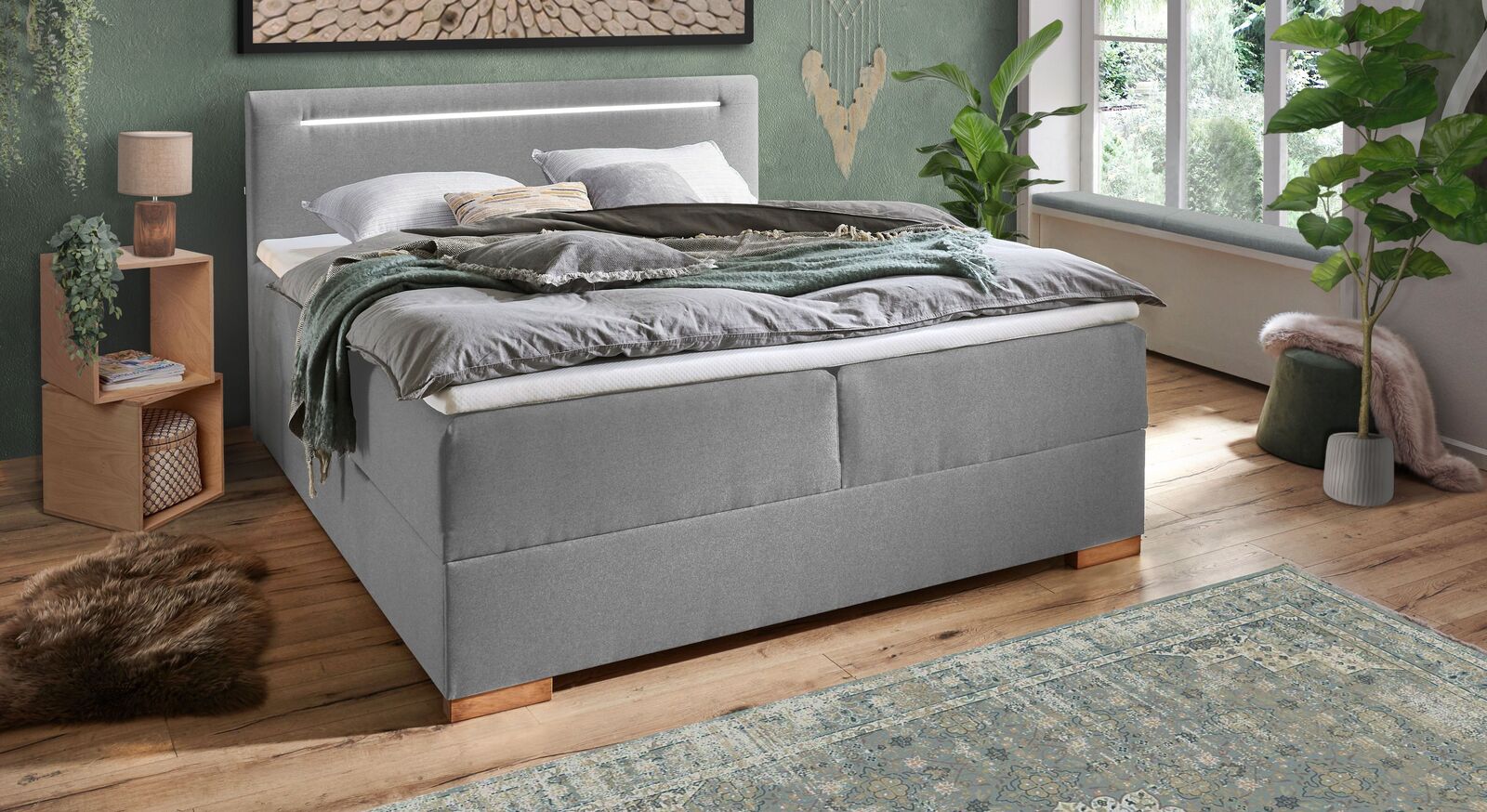 Bettkasten-Boxspringbett "Duman"
