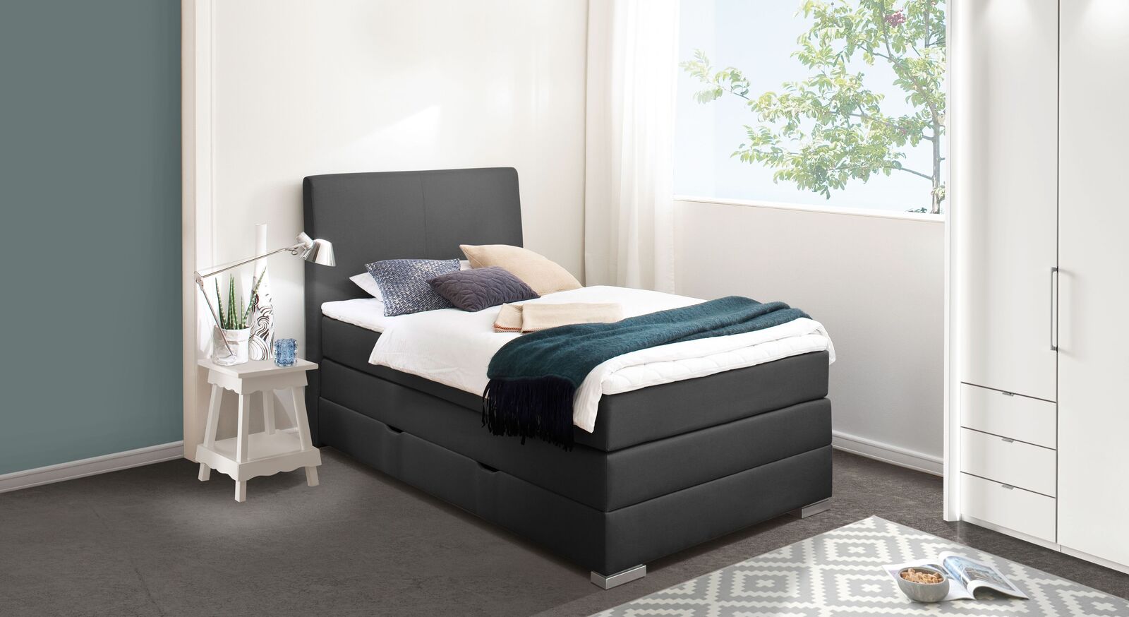 Bettkasten-Boxspringbett "Ivetta"
