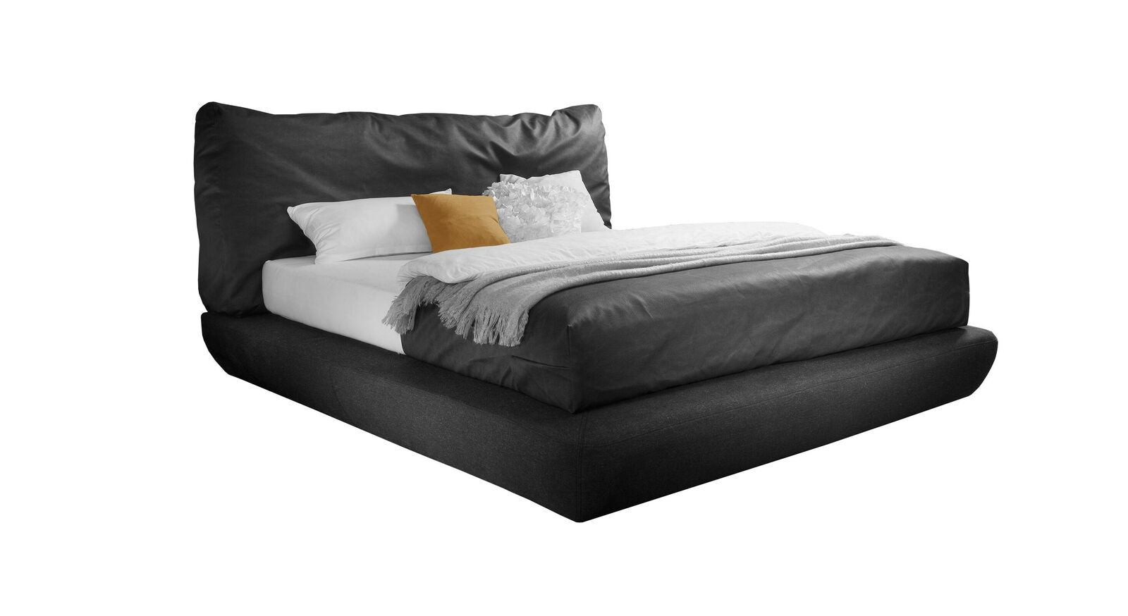 Das Boxspringbett "Gantios" ist mit einer Bonell-Federkern-Box und punktelastischen Taschenfederkern-Matratzen ausgestattet (Matratzen-Husse nicht erhältlich).