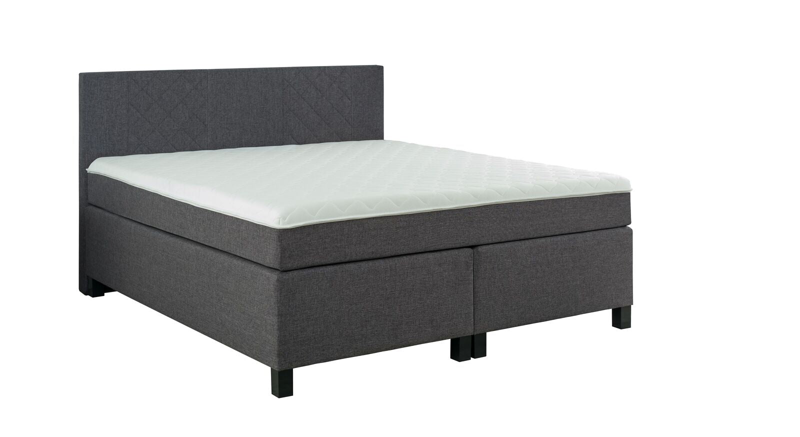 Sie erhalten das Boxspringbett "Ordan" in verschiedenen Größen inklusive Boxen, Matratze und integriertem Komfortschaum-Topper.