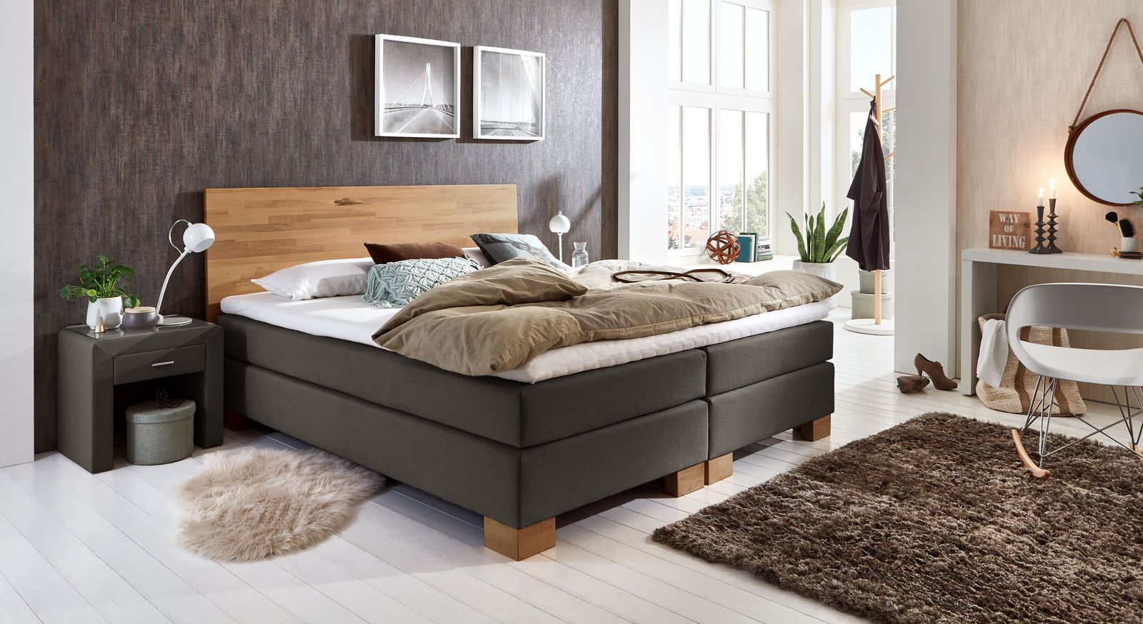 Boxspringbett "Peachland"