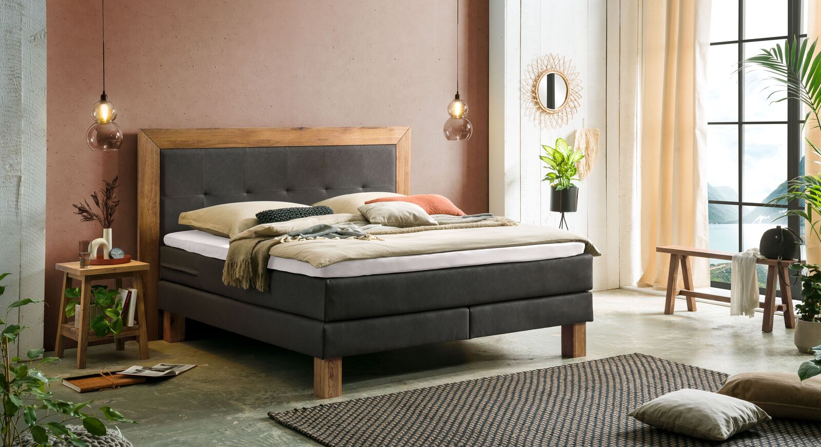 Boxspringbett "Solberg"