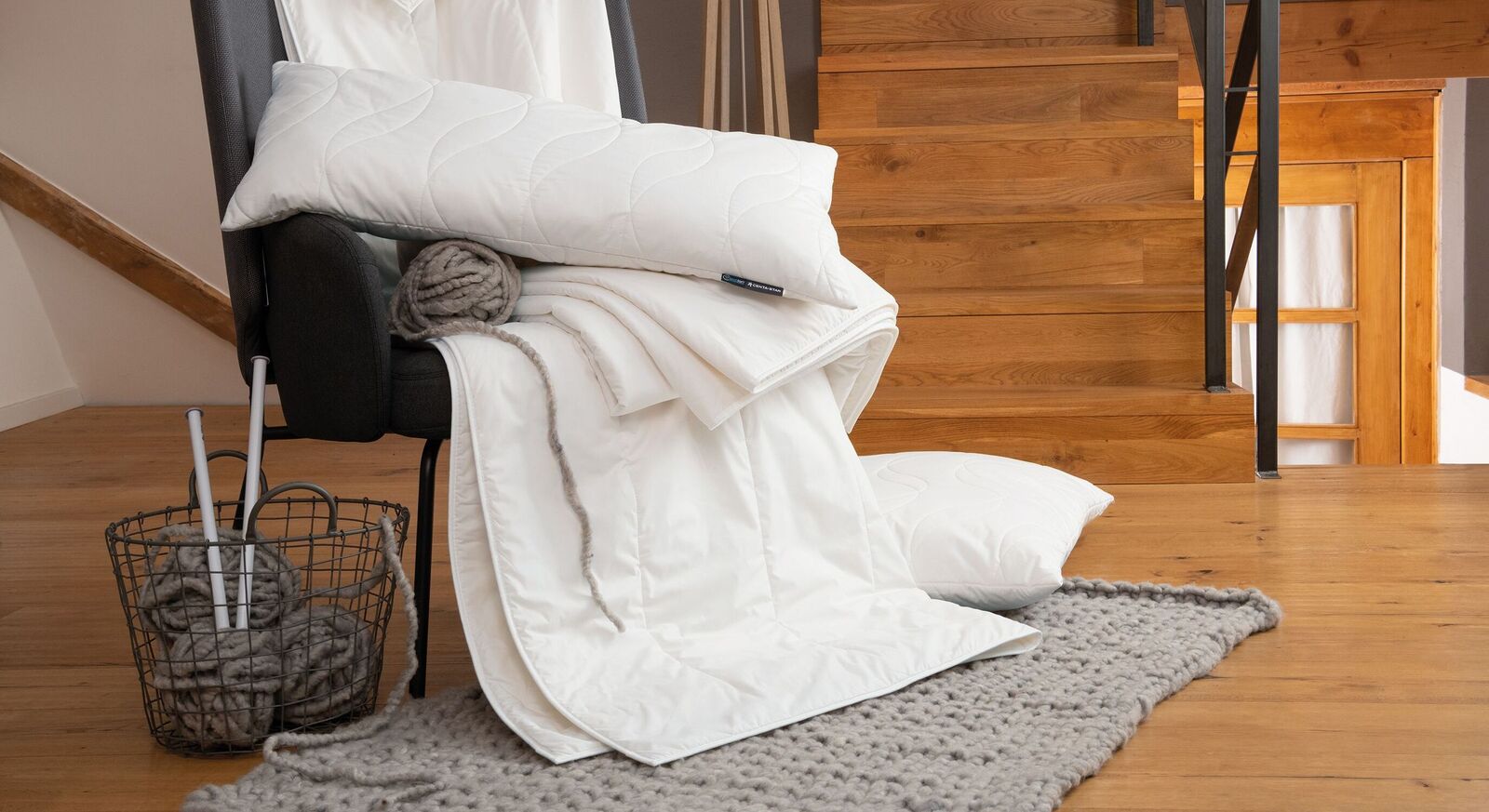Centa-Star Schaf-Schurwolle-Bettdecke "Lavalan®" warm