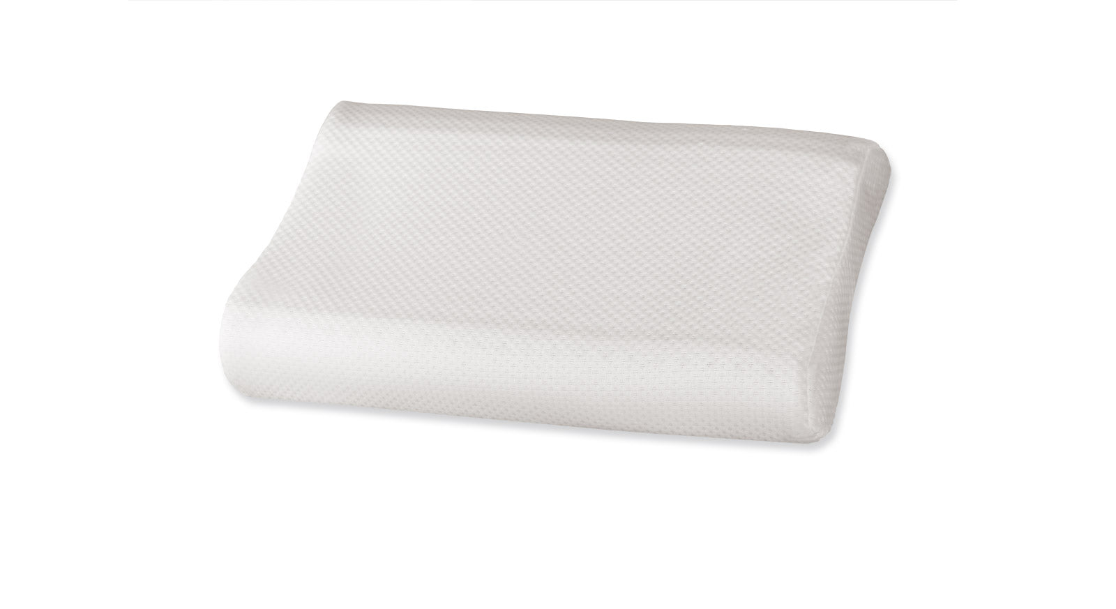 Nackenstützkissen "orthowell ergo" mit ergonomischem Naturlatexkern und waschbarem Bezug.