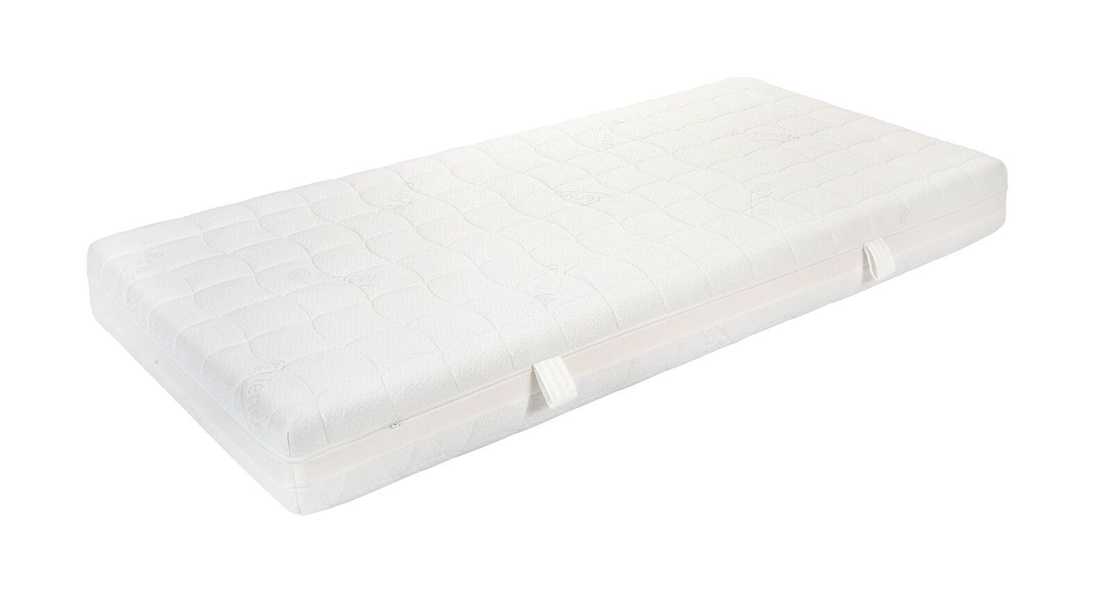 Die Seitenschläfer-Matratze "orthowell comfort" aus Kaltschaum mit atmungsaktivem, anpassungsfähigem Tencel<sup>®</sup>-Jerseybezug.