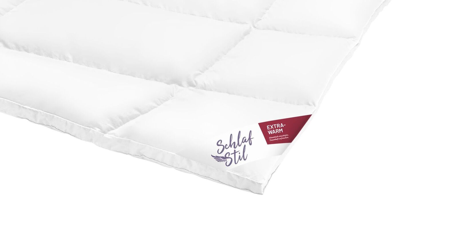 Der Premium-Batist-Bezug ist aus 100% Baumwolle gefertigt und mit einer Körperform-Steppung sowie 4 cm hohen Innen- und Außenstegen versehen.