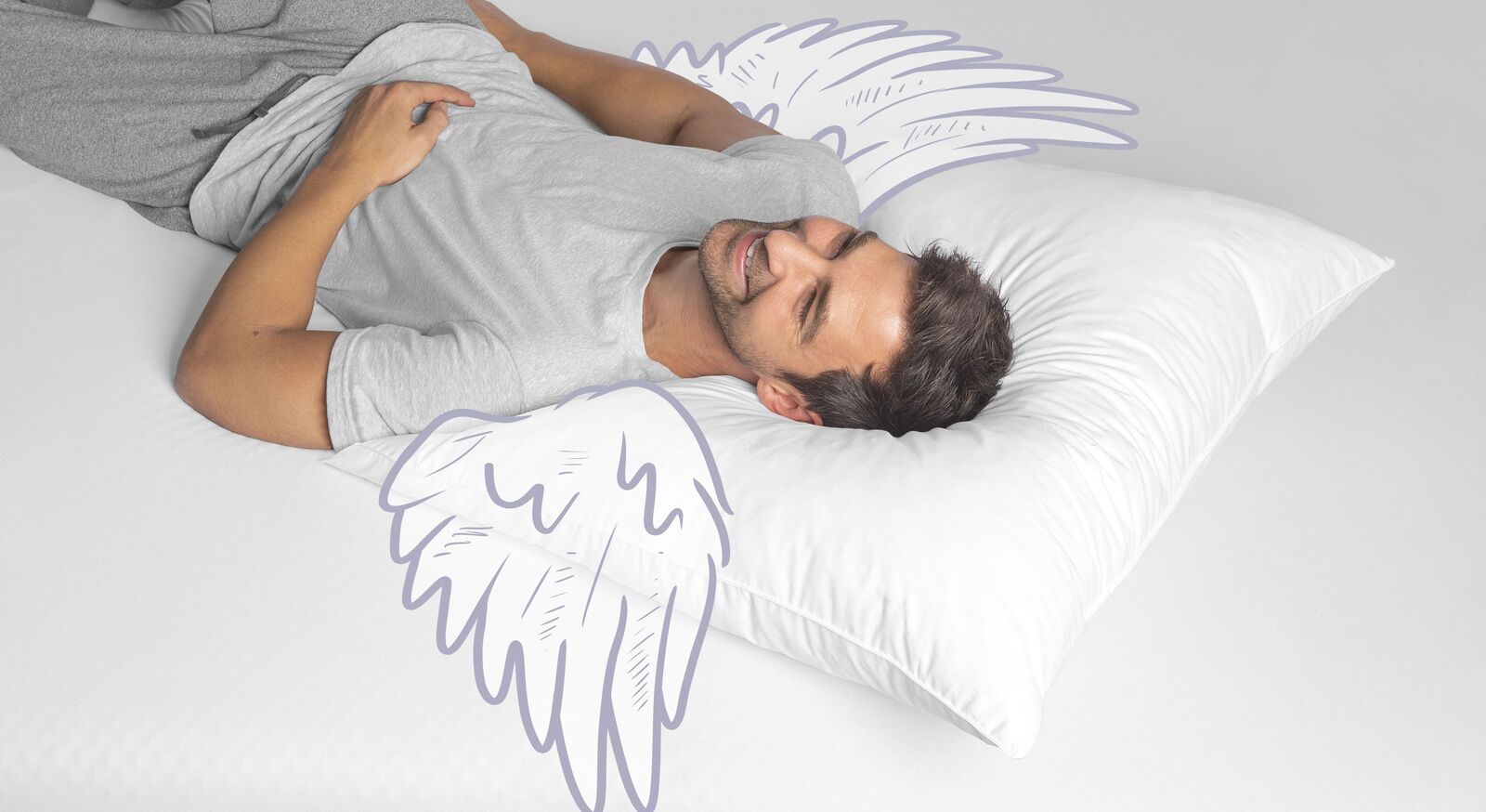 Das bauschige Daunen-Kopfkissen mit hochwertiger Füllung bietet Ihnen einen anschmiegsamen wie auch stützenden Schlafkomfort.