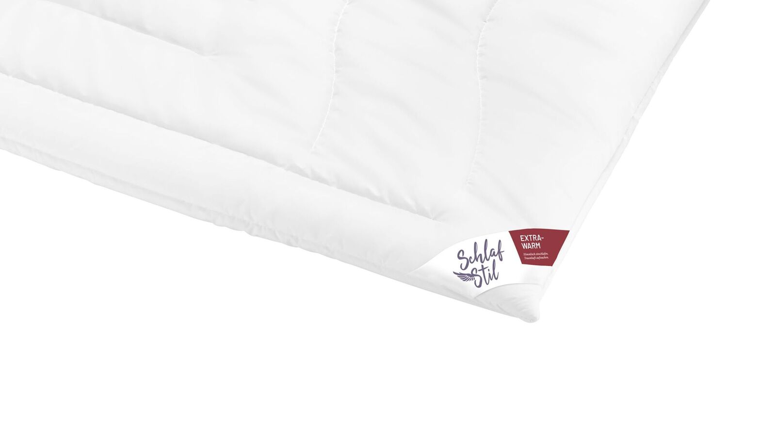 Die waschbare Luxus-Winterdecke besteht aus einer Dacron®-Markenfaserfüllung und einem edlen Bezug aus Mako-Baumwoll-Batist.