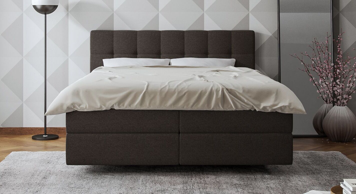 Sie erhalten das SCHLARAFFIA Boxspringbett "Medea" in verschiedenen Bezugsarten und Farben.