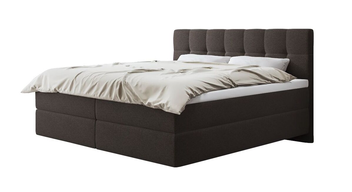 Das SCHLARAFFIA Boxspringbett "Medea" – hier mit FACE-Bezug in Anthracite (Topper optional).