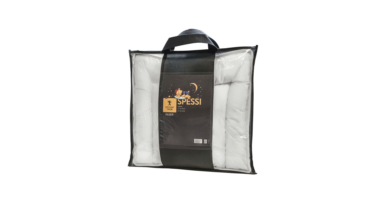Alle SPESSARTTRAUM Produkte der Serie "Spessi" werden in einer praktischen Aufbewahrungstasche geliefert.