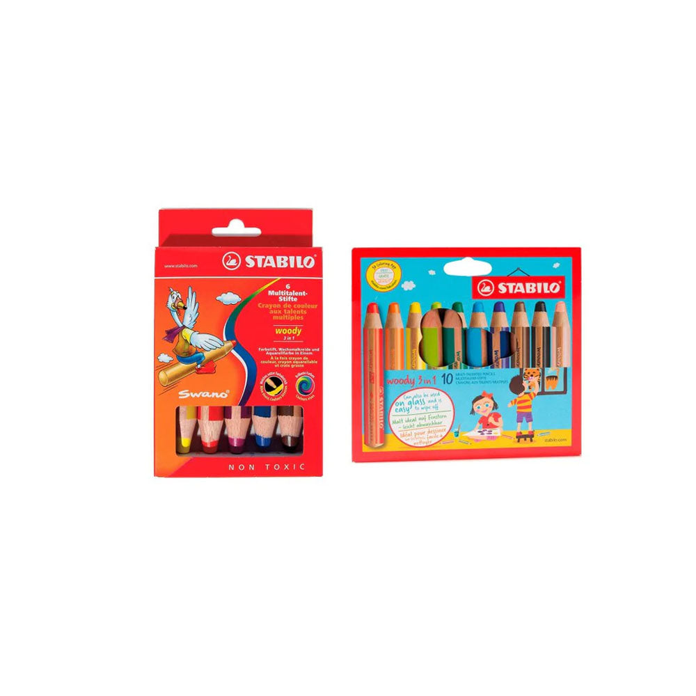 Stabilo Woody 3-in-1, set