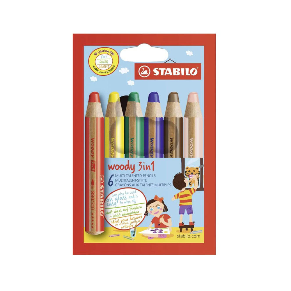 Stabilo Woody 3-in-1, set