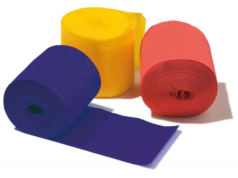 Niflamo Krepppapier Rollen schwer entflammbar