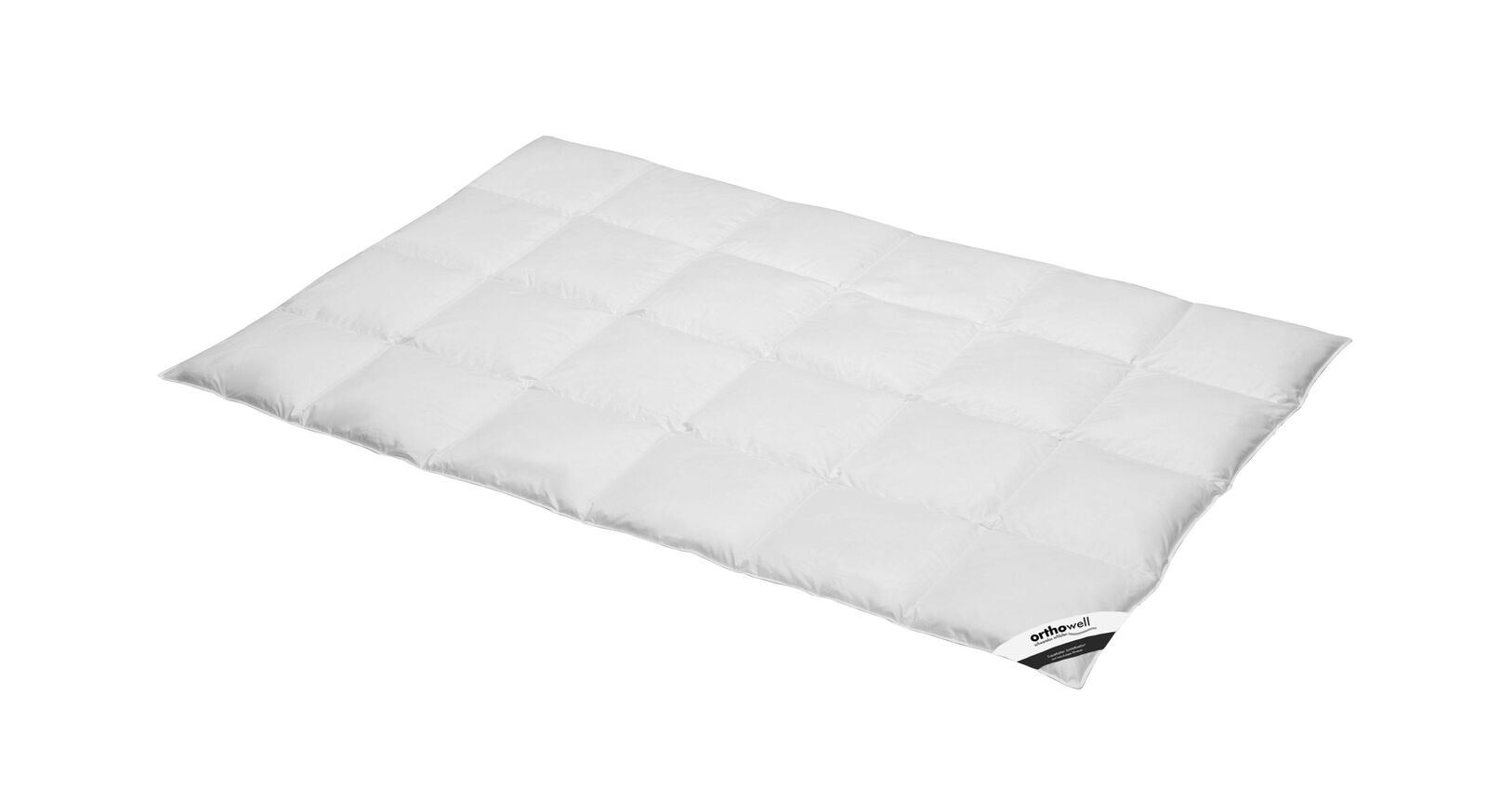 Perfekt f&uuml;r den Winter: die Daunen-Bettdecke "orthowell Premium" warm mit ihrer F&uuml;llung aus 90% neuen Daunen und 10% Federn.