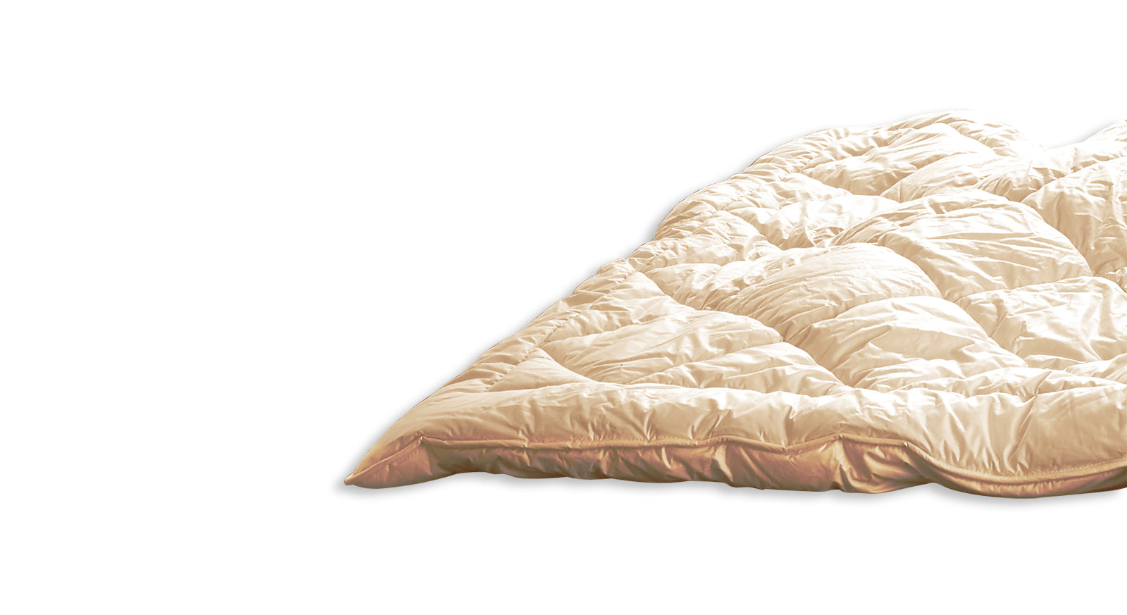 Mit eleganter Versteppung und in sch&ouml;nem Creme &uuml;berzeugt die Bettdecke "Hinterzarten".