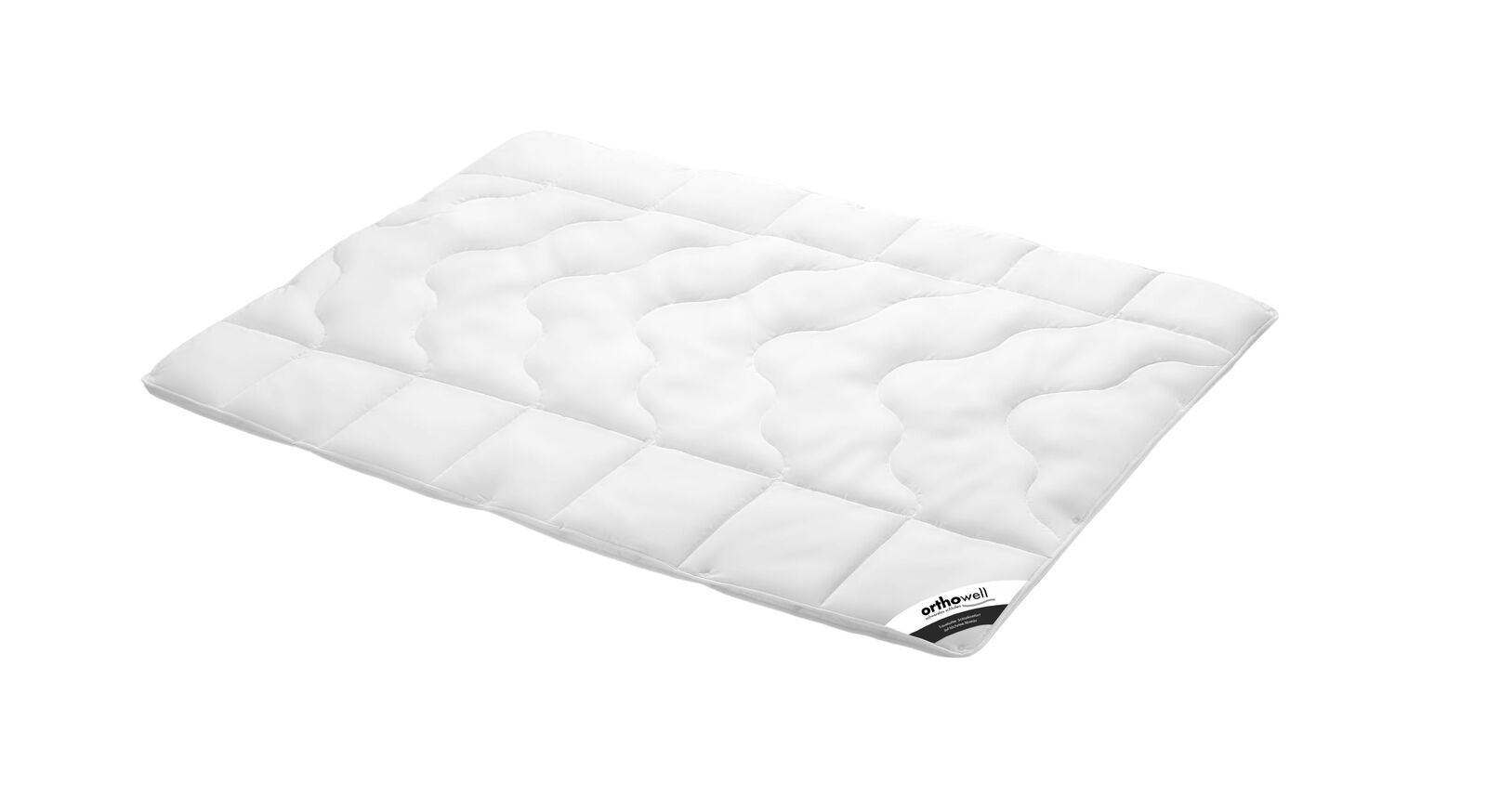 Perfekt f&uuml;r jede Jahreszeit: die Faser-Kombi-Bettdecke "orthowell Standard" extra warm mit Baumwollbezug.