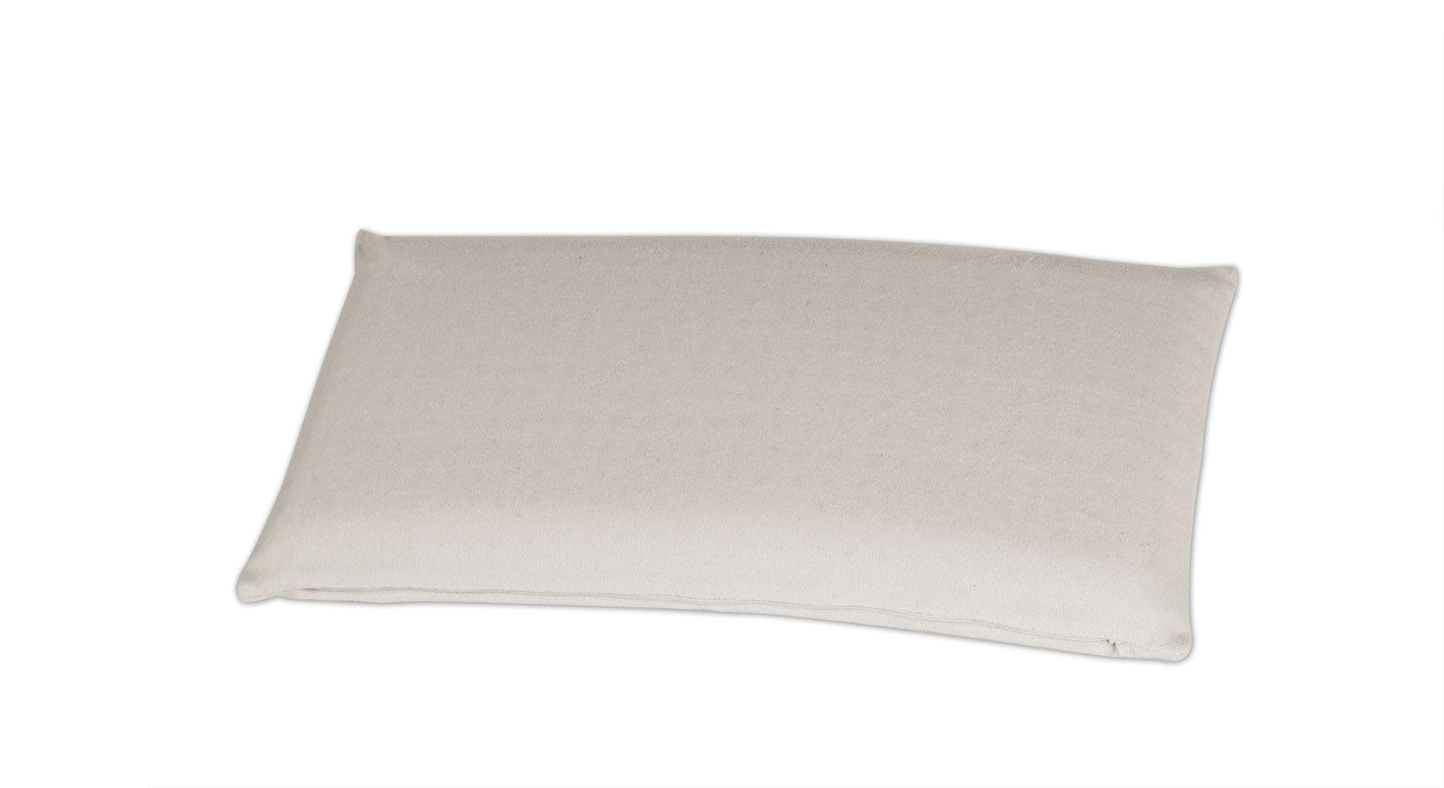 Das Latex-Nackenst&uuml;tzkissen "youSleep" ist mit einem feuchtigkeitsregulierenden Bezug ausgestattet.