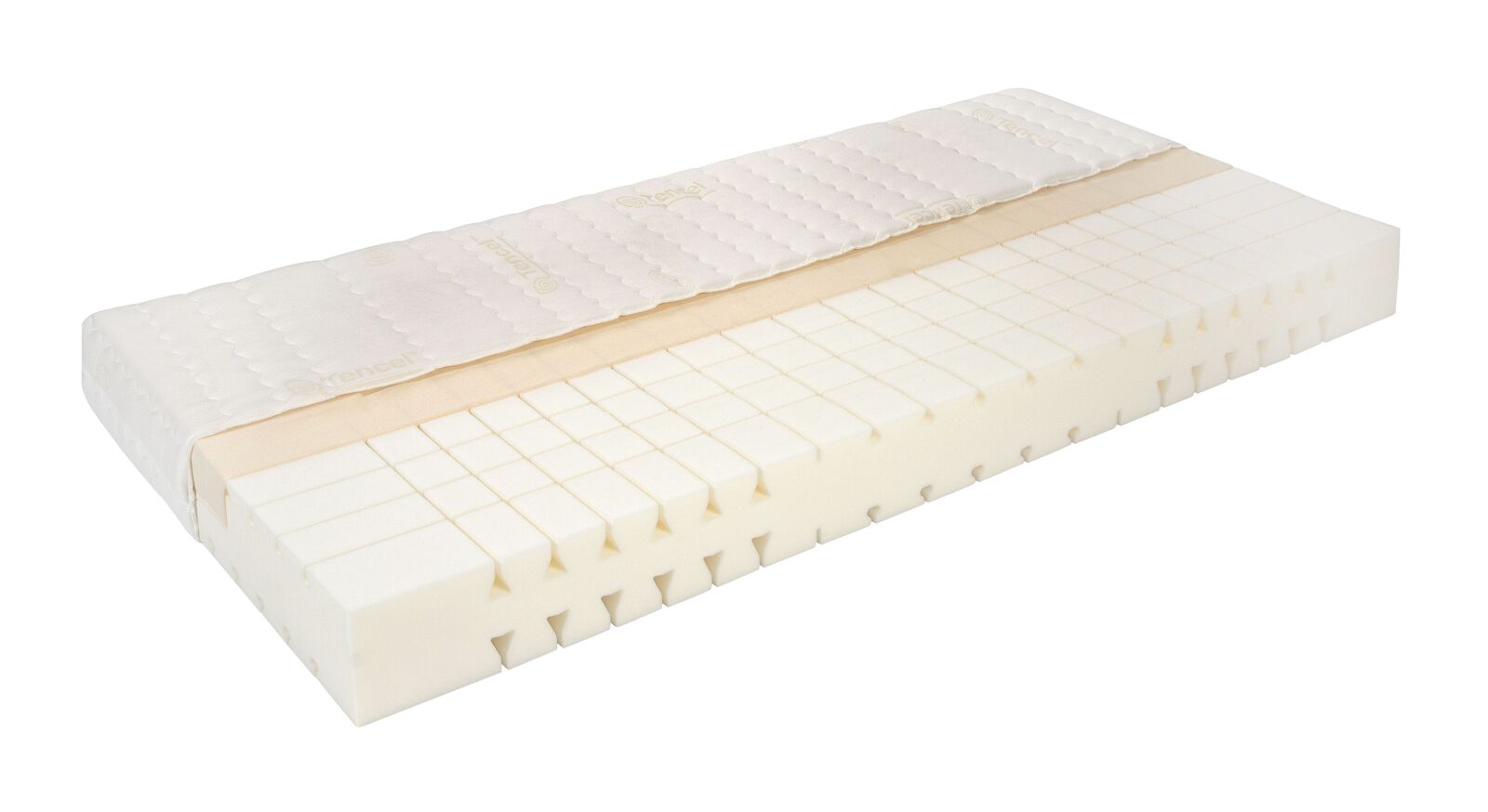 Die mittelfeste Kaltschaum-Matratze "orthowell relax" bietet Personen bis 90 kg eine optimale K&ouml;rperanpassung.