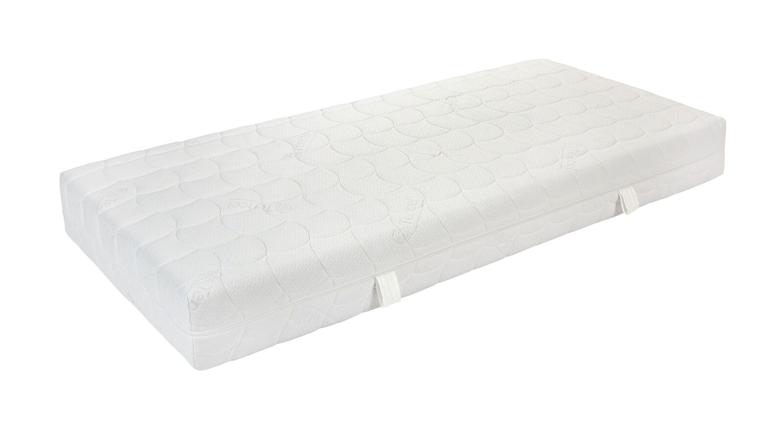 Langlebige Taschenfederkernmatratze "orthowell 500" mit abnehmbarem und bei 60 °C waschbarem Bezug.