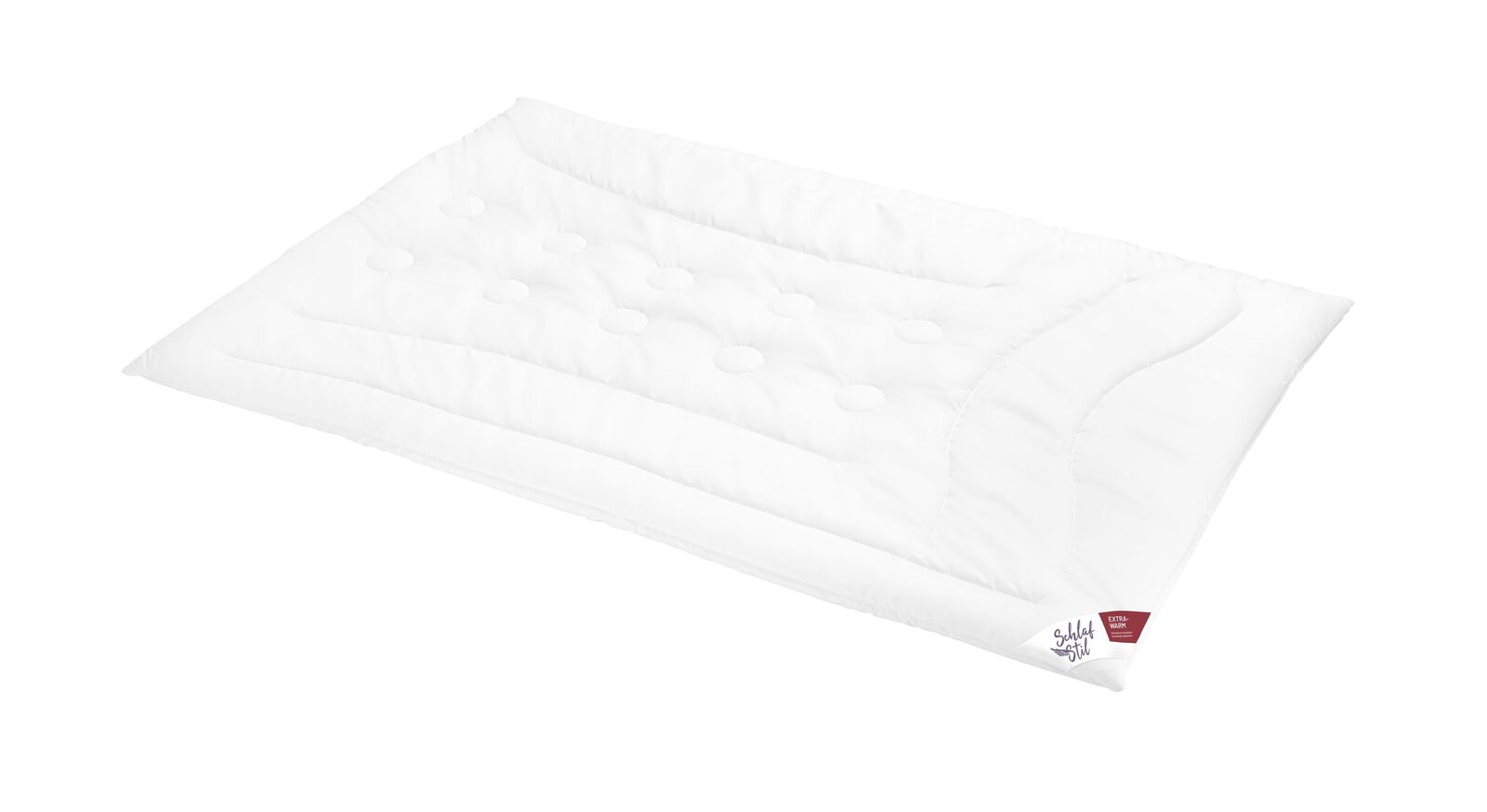 Perfekt f&uuml;r eisig-kalte Wintern&auml;chte: die SCHLAFSTIL Kamelhaar-Flaum-Bettdecke "N500" extra warm.