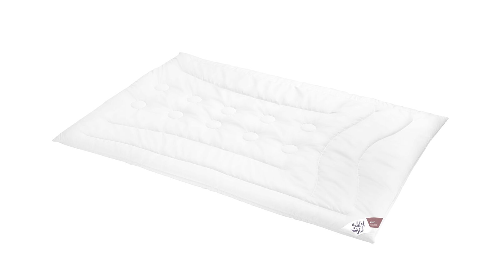 Ein Kuscheltraum in k&uuml;hlen N&auml;chten: die SCHLAFSTIL Markenfaser-Bettdecke "F400" warm in Luxus-Qualit&auml;t.