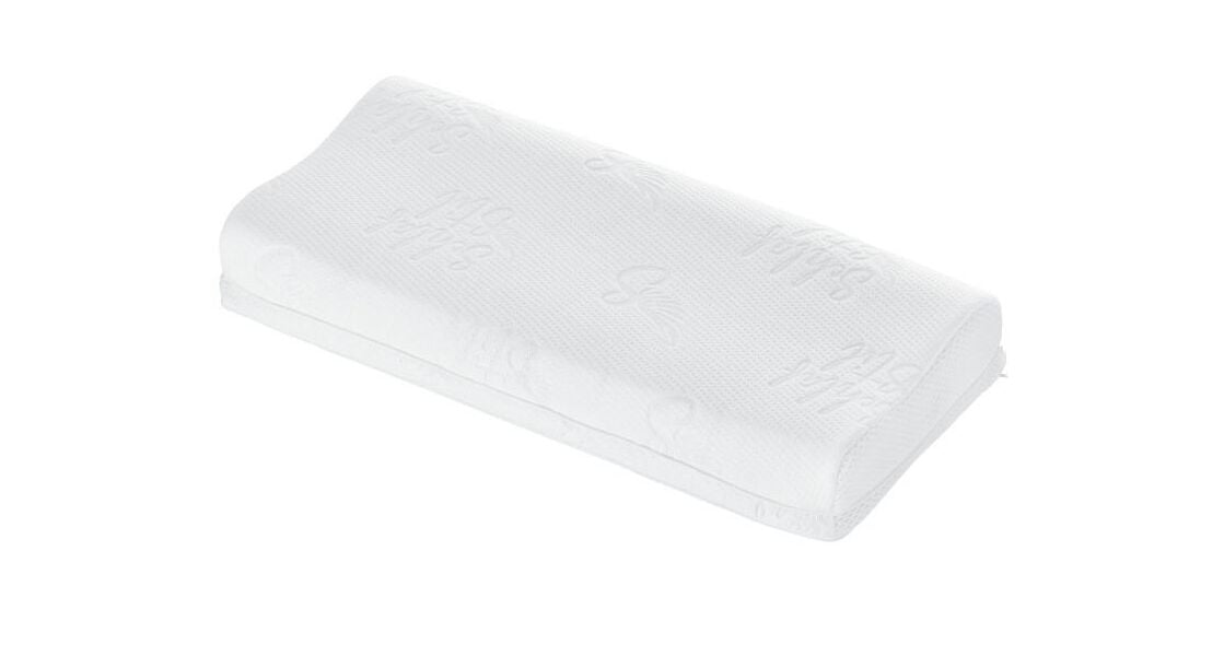 Das druckentlastende SCHLAFSTIL Visco-Nackenst&uuml;tzkissen "S800V" bietet Ihnen eine ergonomische Form.
