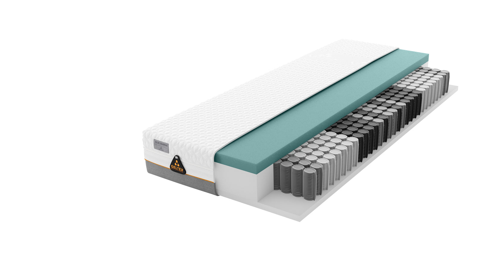 Genie&szlig;en Sie mit der SCHLARAFFIA Taschenfederkern-Matratze "GELTEX<sup>&reg;</sup> Solaris Next ZX TFK" ein mittelweiches, druckentlastendes Liegegef&uuml;hl.