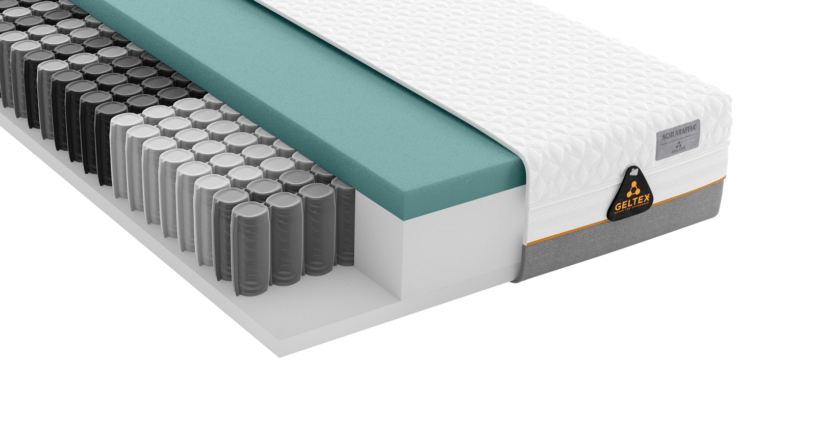 Der innovative 7-Zonen-Xspring-Taschenfederkern mit komfortoptimierter 3-in-1-Federtechnologie sorgt f&uuml;r eine verbesserte K&ouml;rperunterst&uuml;tzung.