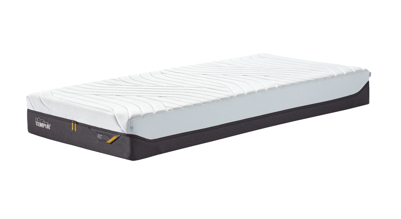 Die hochwertige TEMPUR Pro® CoolQuilt Matratze "Medium Firm Hybrid" bietet eine mittelfestes Liegegef&uuml;hl und ist bis zu 140 kg belastbar.